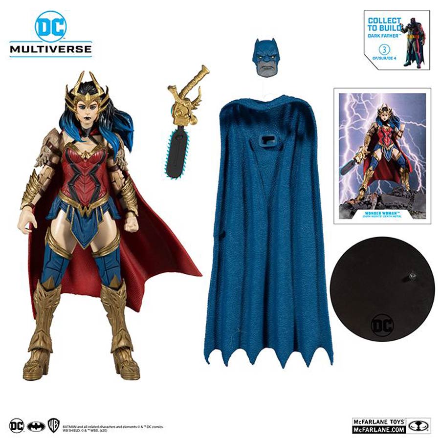 DC Collector Build-A-Figure Wave 4 Dark Nights Death Metal Wonder Woman 7-Inch Scale Action Figure Case