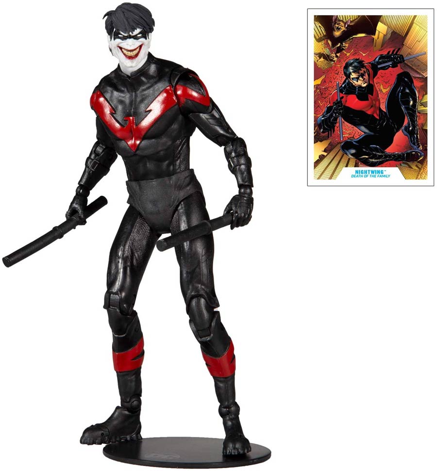 DC Multiverse Death Of The Family Nightwing Joker 7-Inch Scale Action Figure Case
