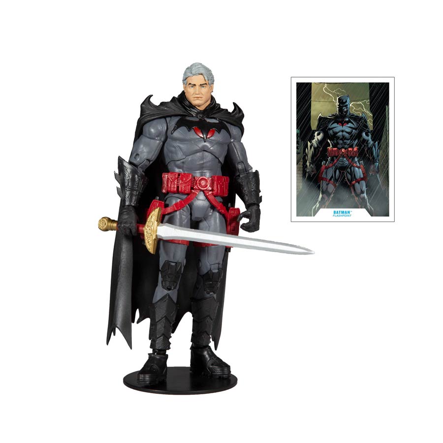 DC Multiverse Flashpoint Batman Unmasked 7-Inch Scale Action Figure Case