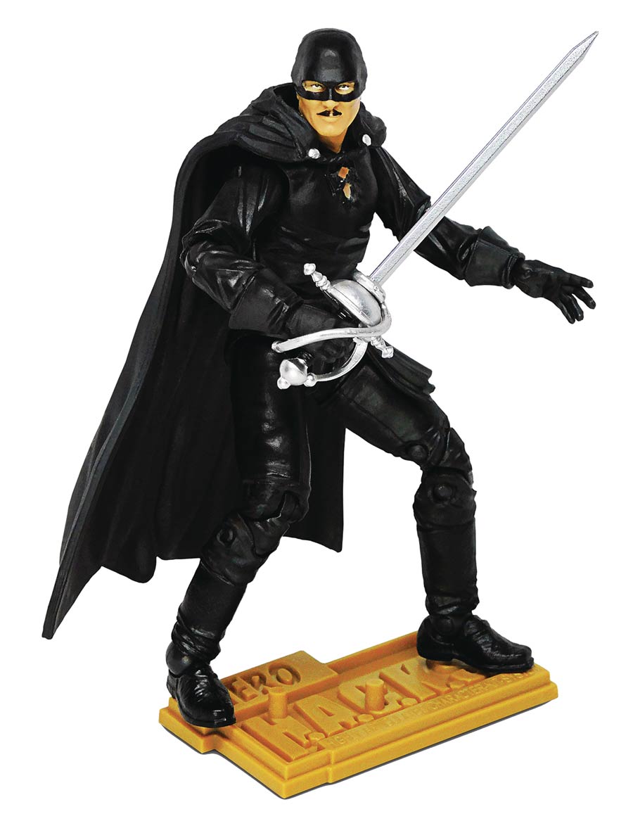 Hero H.A.C.K.S. Wave 1 Zorro Action Figure