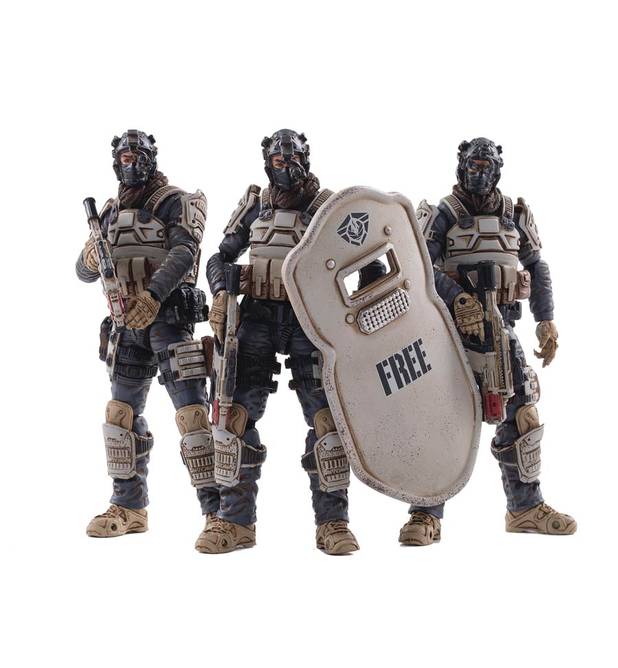 Joy Toy Free Truism 15th Moon Wolf Fleet 1/18 Scale 3-Pack Figure