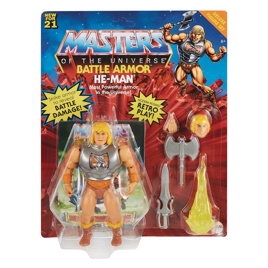Masters Of The Universe Origins Deluxe He-Man Action Figure Case