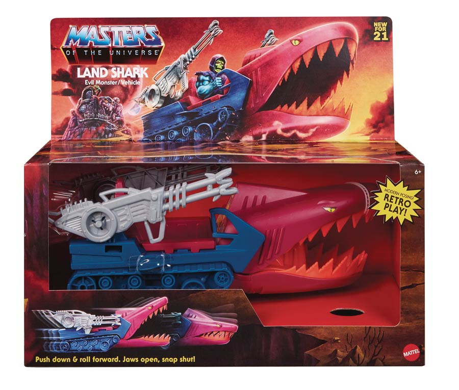 Masters Of The Universe Origins Vehicle Land Shark
