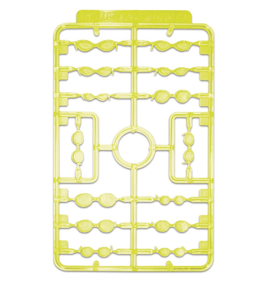 Modeling Supply Glasses Accessories Plastic Model Kit - Yellow Version