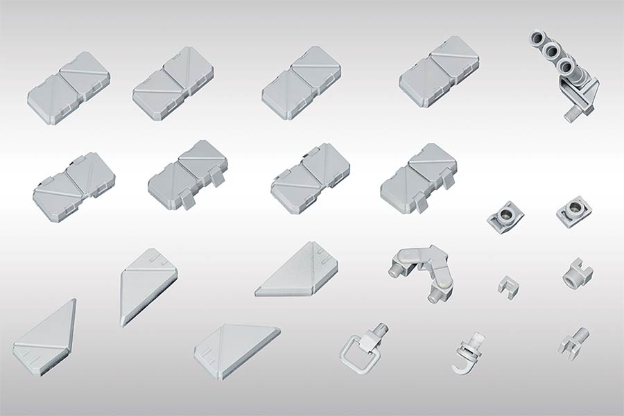 Modeling Support Goods Mecha Supply09 Expansion Armor Type C Model Kit Accessory