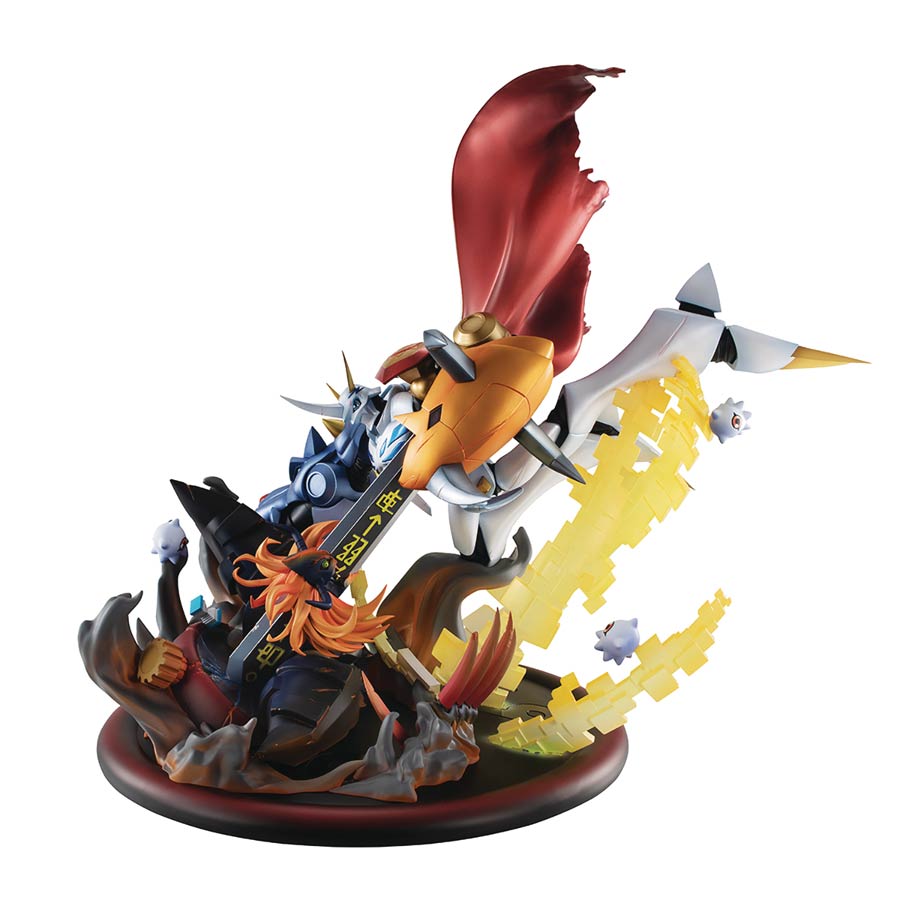 Digimon Adventure Our War Game Omegamon vs Diabolomon Figure