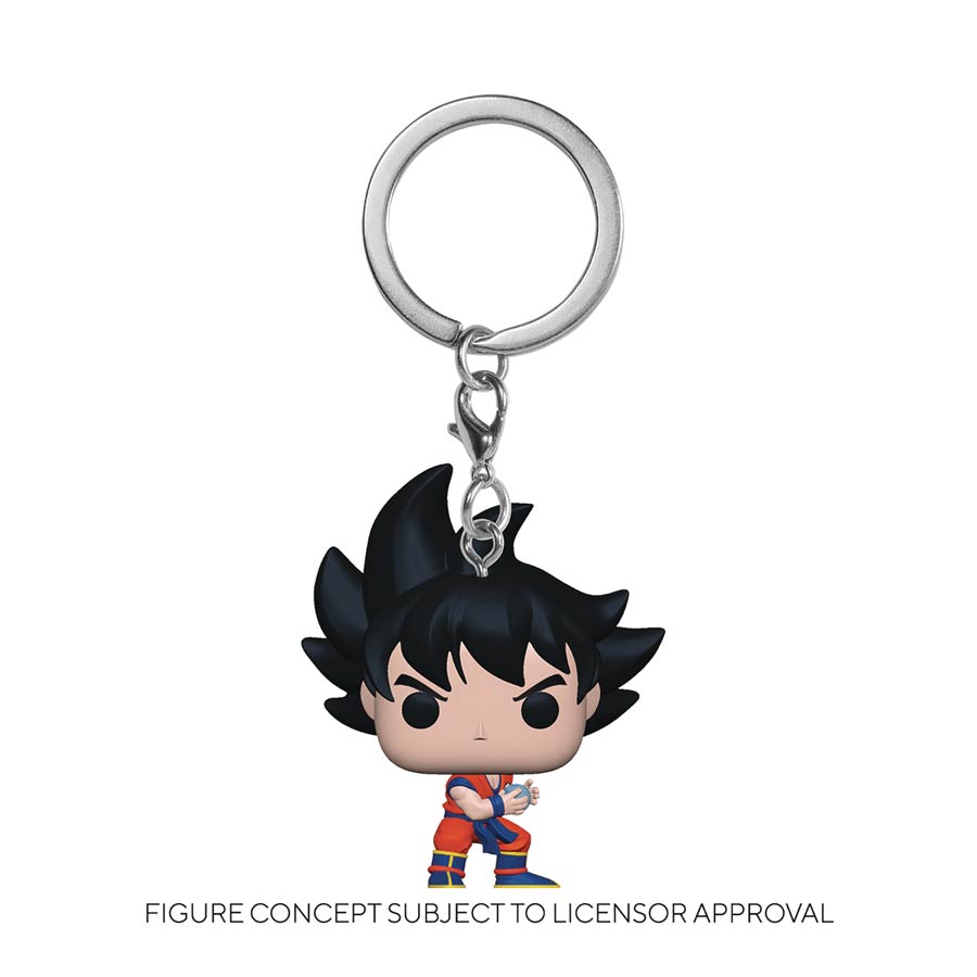 POP Keychain Dragon Ball Z Goku With Kamehameha Vinyl Pocket Keychain