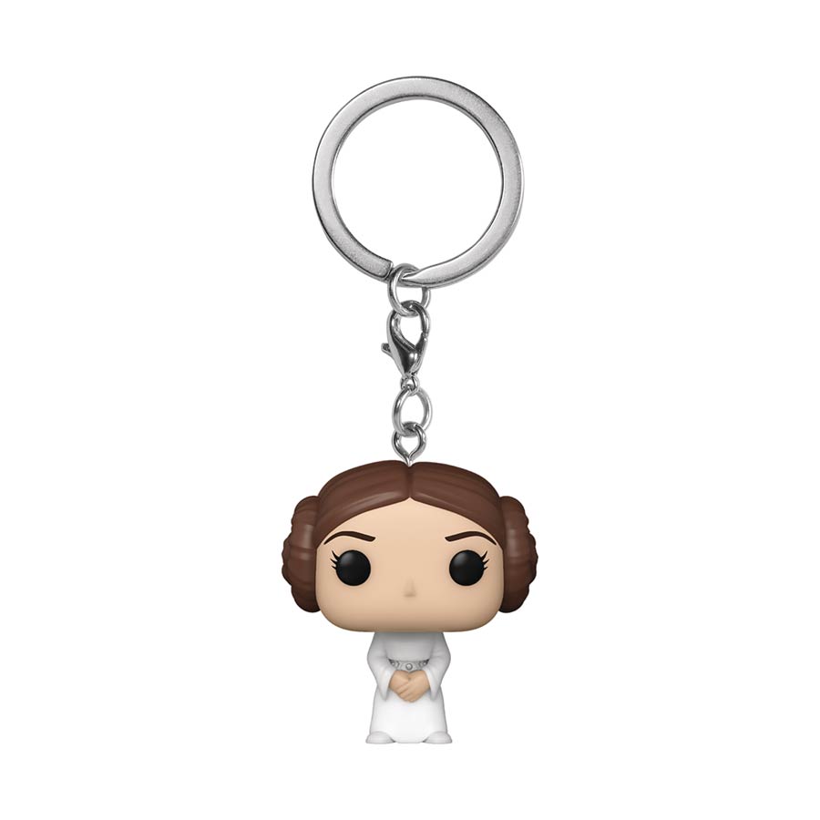 POP Keychain Star Wars Princess Leia Vinyl Pocket Keychain