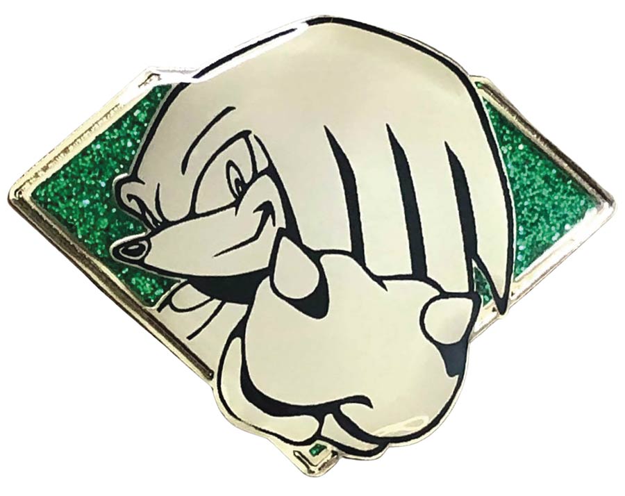 Sonic The Hedgehog Golden Emerald Pin - Knuckles