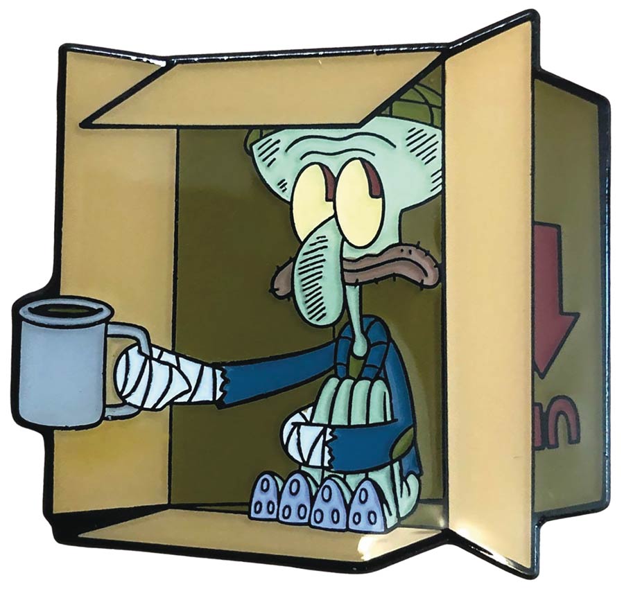 SpongeBob SquarePants Enamel Pin - Homeless Squidward