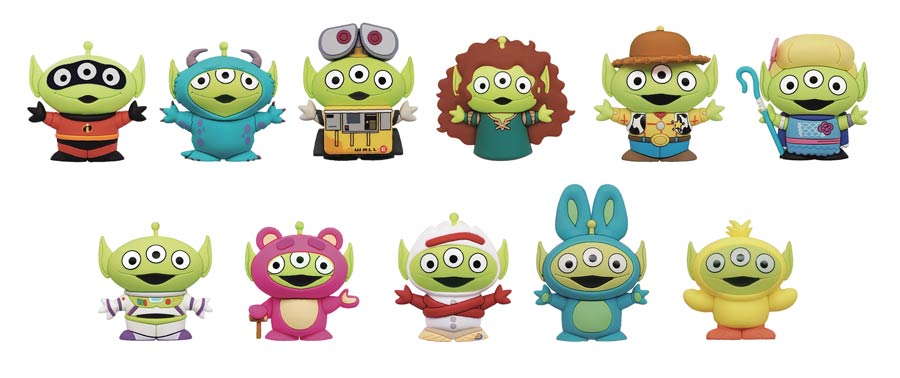 Toy Story Alien Mash-Ups 3D Foam Bag Clip Blind Mystery Box 24-Piece Display