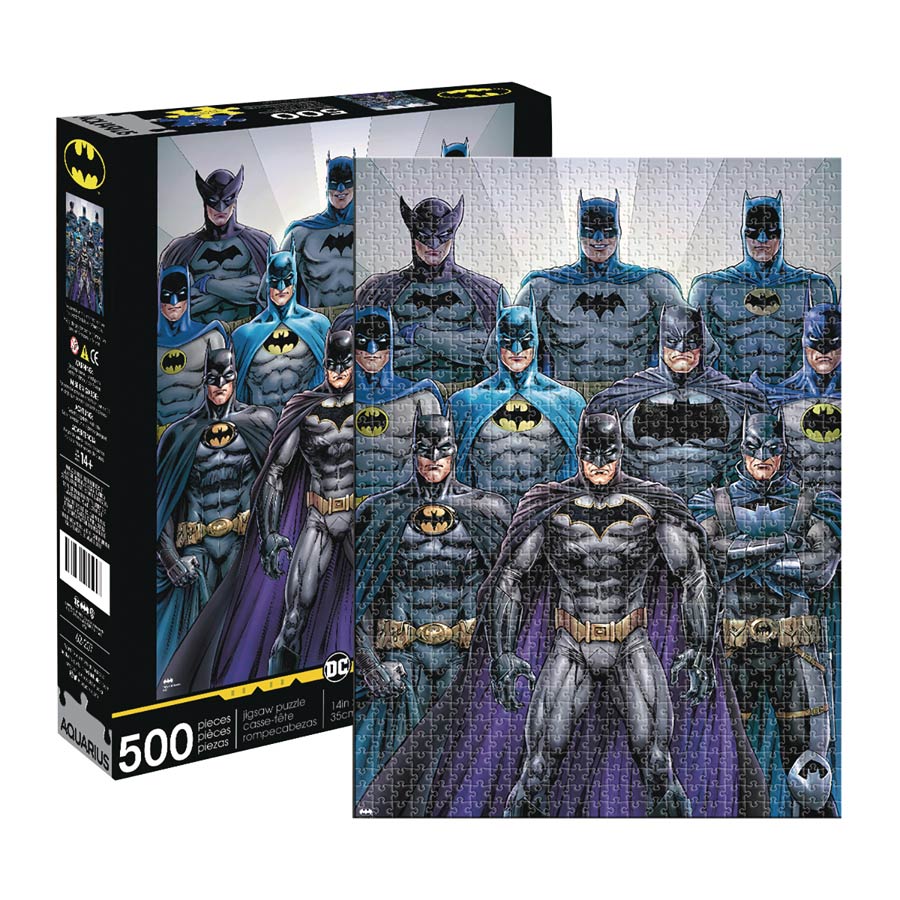 Batman Batsuits 500-Piece Puzzle