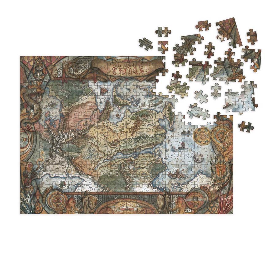 Dragon Age World Of Thedas Map Puzzle