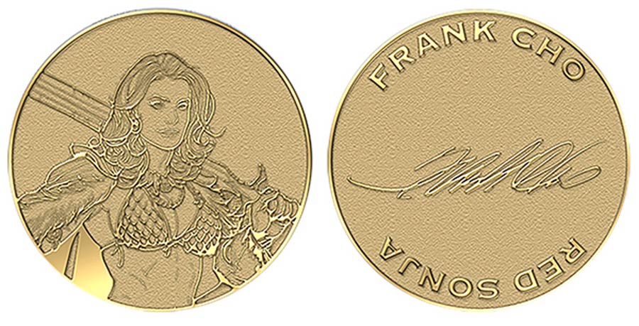 Frank Cho Red Sonja Limited Edition Challenge Coin