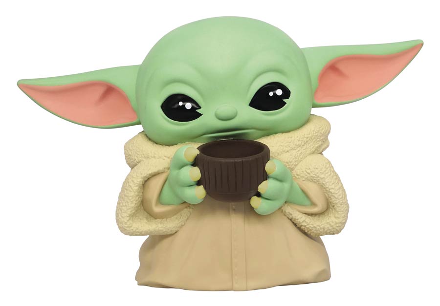 Star Wars The Mandalorian The Child With Cup PVC Bank