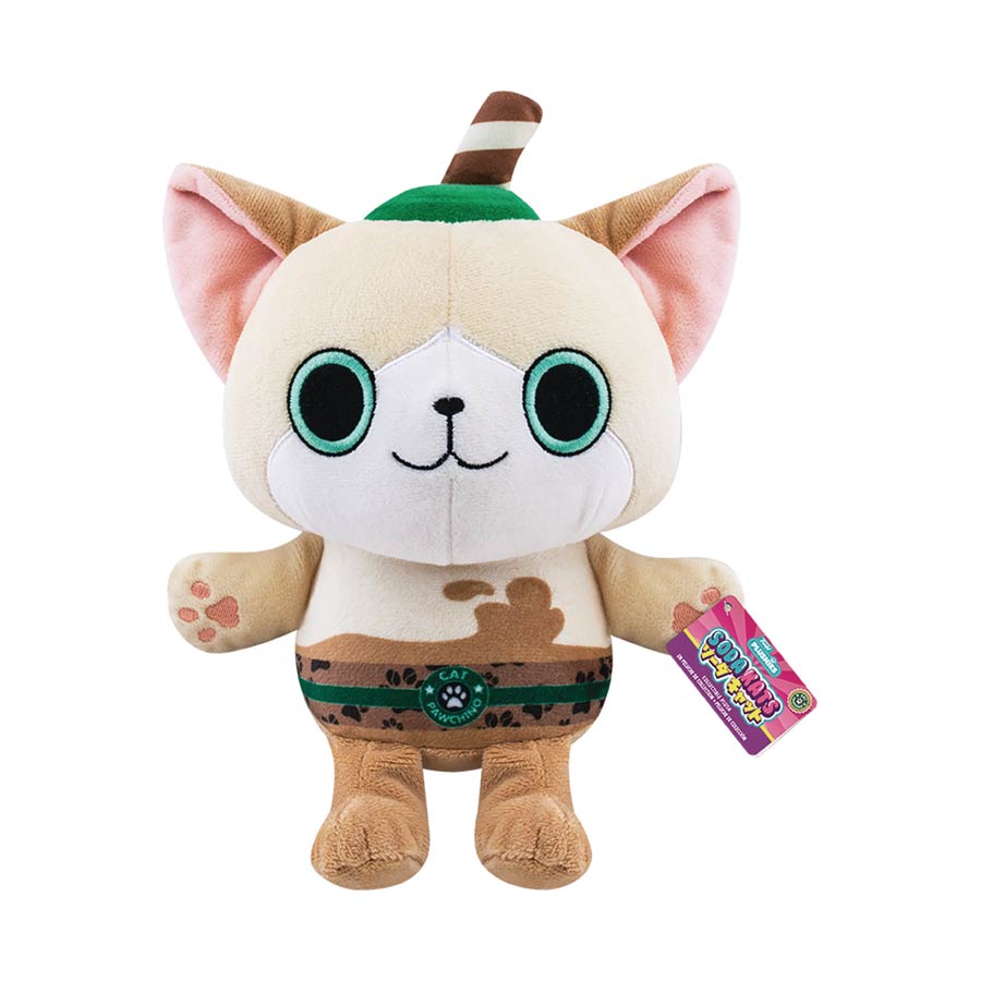 POP Paka Paka Soda Kats Cat Pawchino 7-Inch Plush