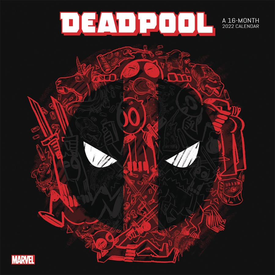 Deadpool 2022 16-Month Wall Calendar