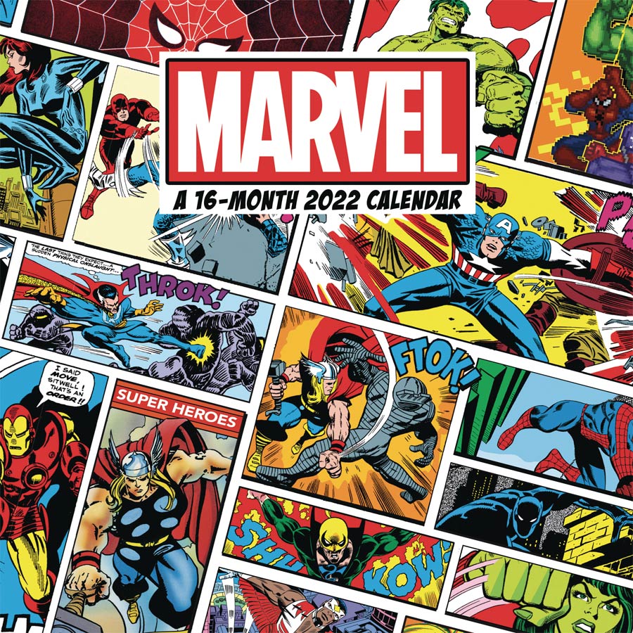 Marvel Comics 2022 16-Month Wall Calendar