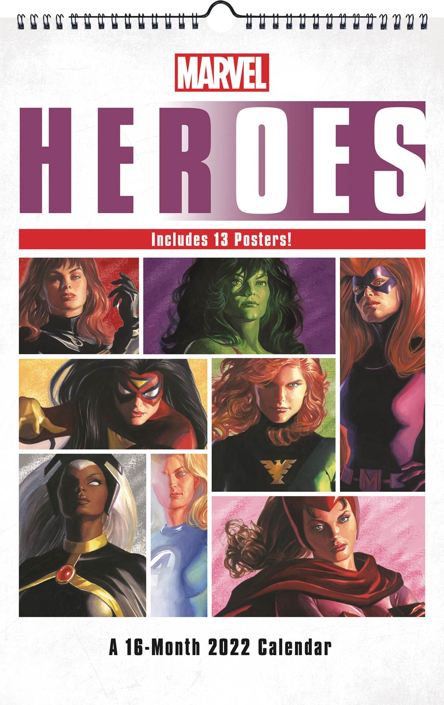 Marvel Heroes 2022 Oversized Poster Wall Calendar