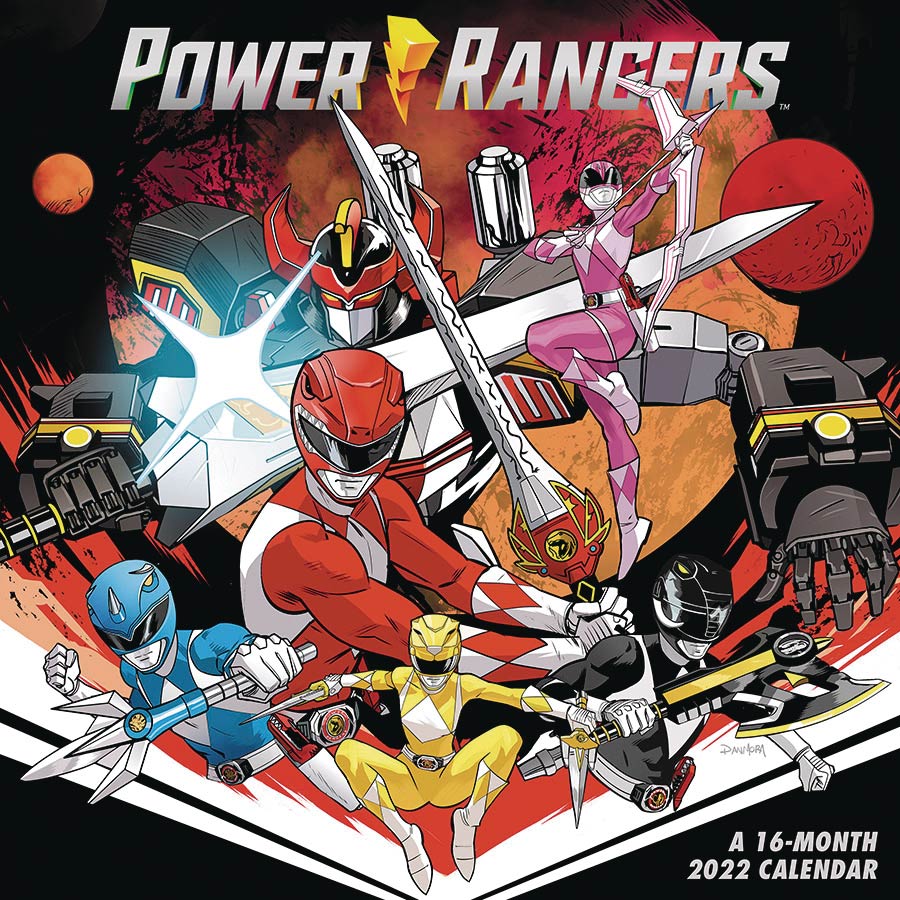 Power Rangers 2022 16-Month Wall Calendar