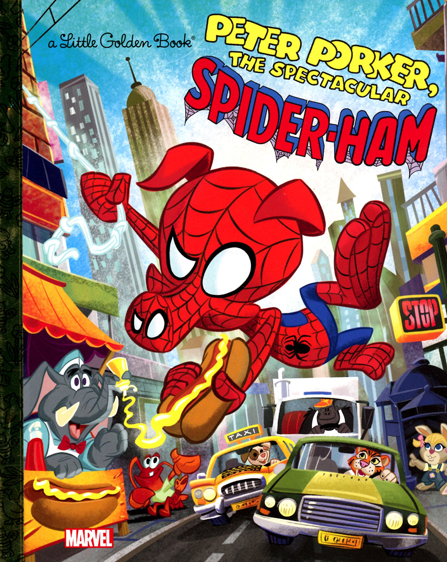 Marvel Peter Porker Spectacular Spider-Ham Little Golden Book HC