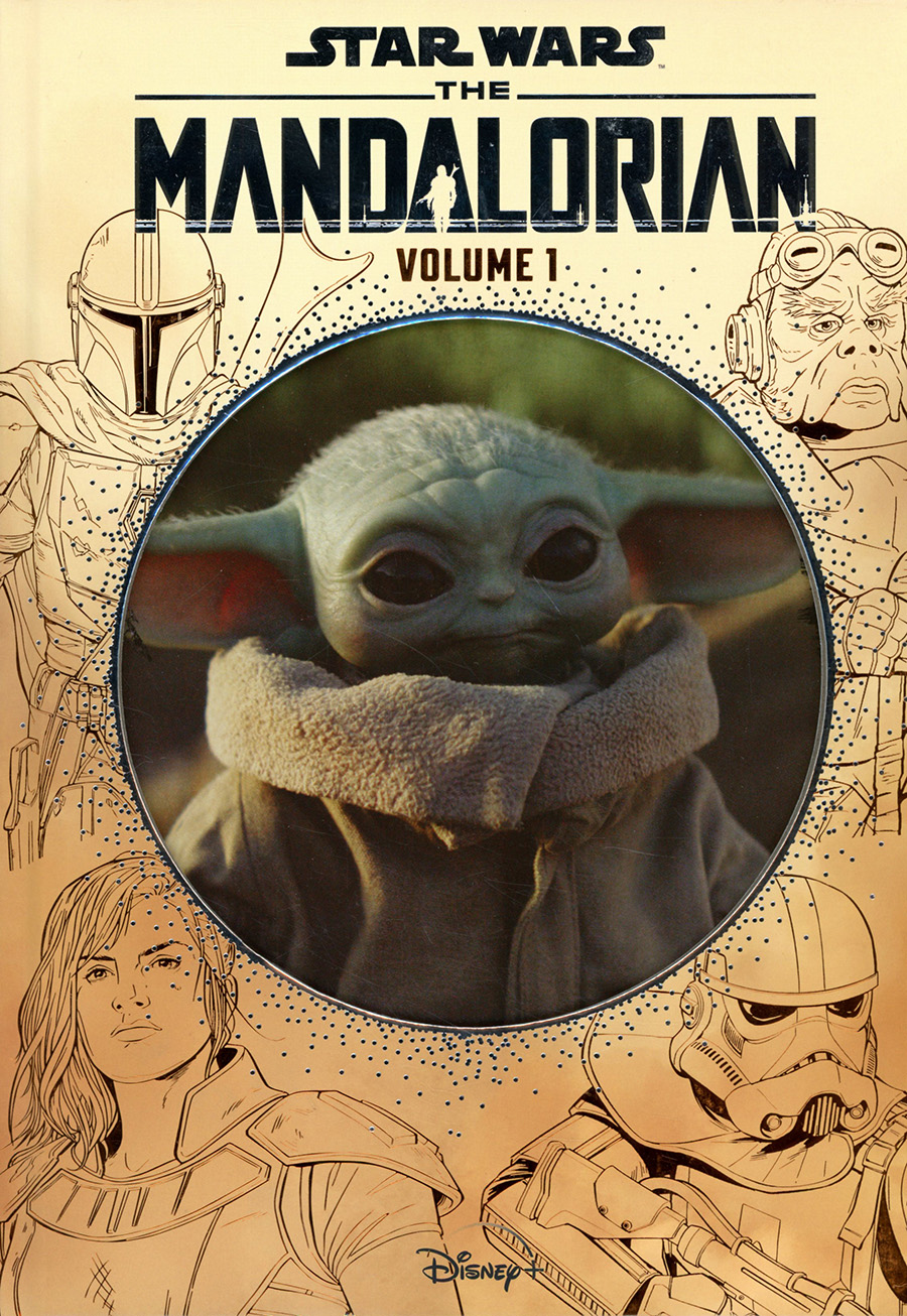 Star Wars The Mandalorian Storybook Die-Cut Illustrated Vol 1 HC