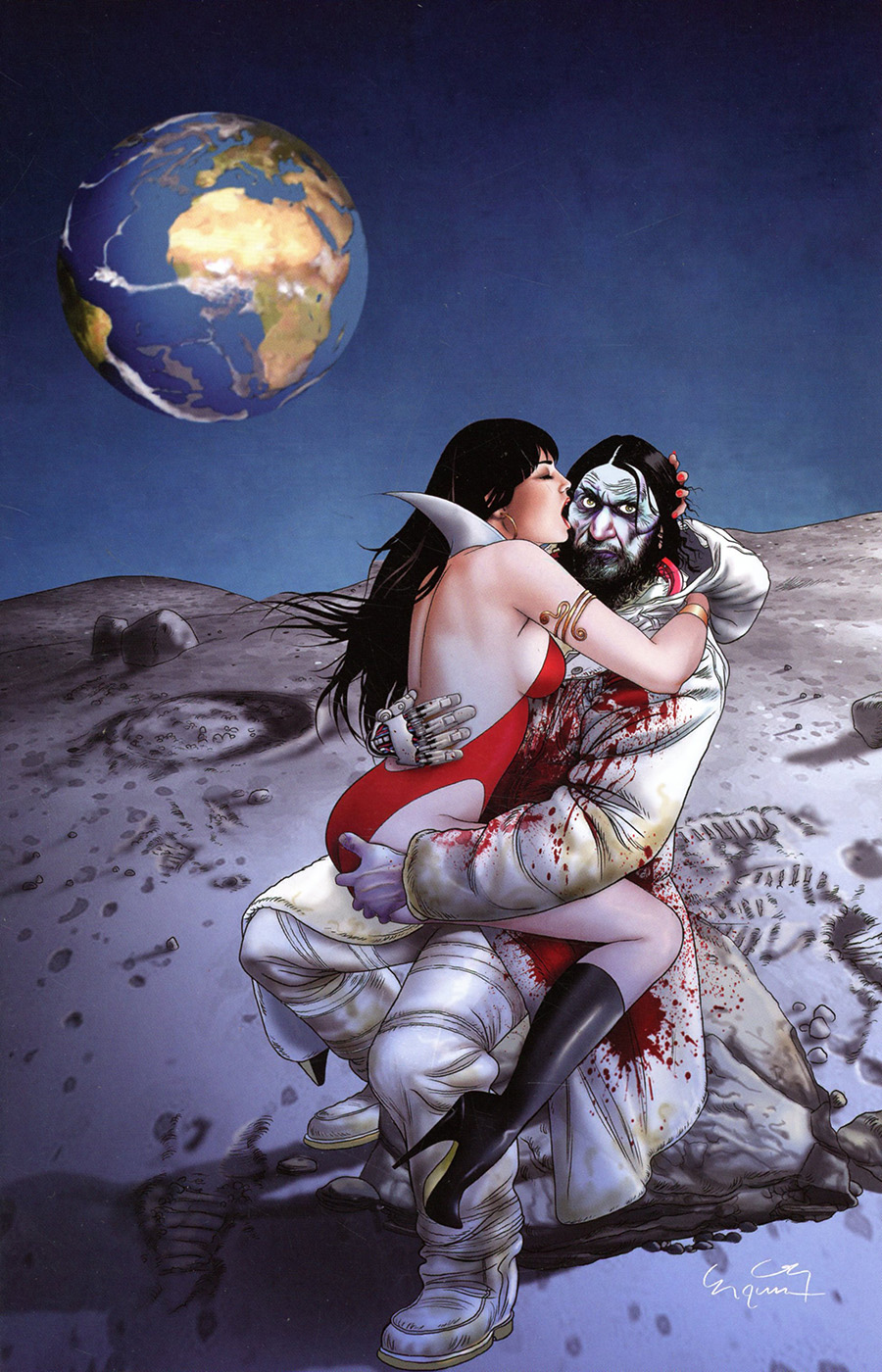 Vampirella Vol 8 #21 Cover O Incentive Ergun Gunduz Virgin Cover