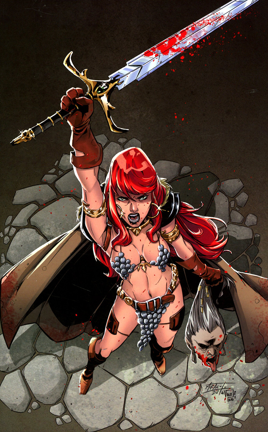 Red Sonja Vol 8 #27 Cover H Incentive Alessandro Miracolo Virgin Cover