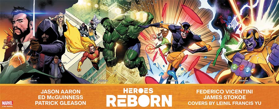 Heroes Reborn #1 Cover O DF CGC Graded 9.6 Or Higher