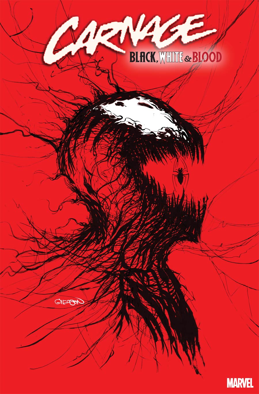 Carnage Black White & Blood #1 Cover I DF Patrick Gleason Variant Cover Signed By Patrick Gleason
