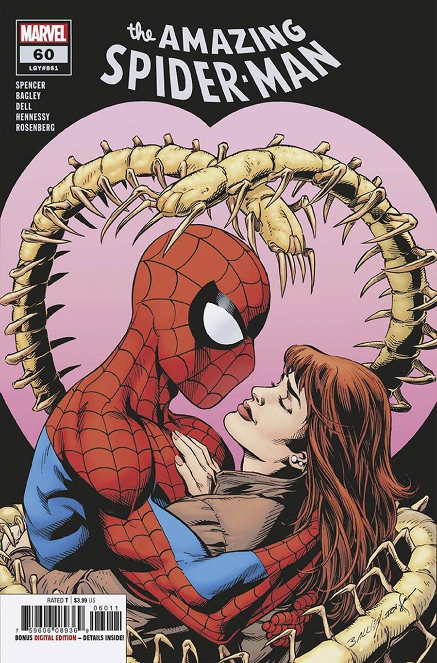 Amazing Spider-Man Vol 5 #60 Cover B DF Signed By Nick Spencer