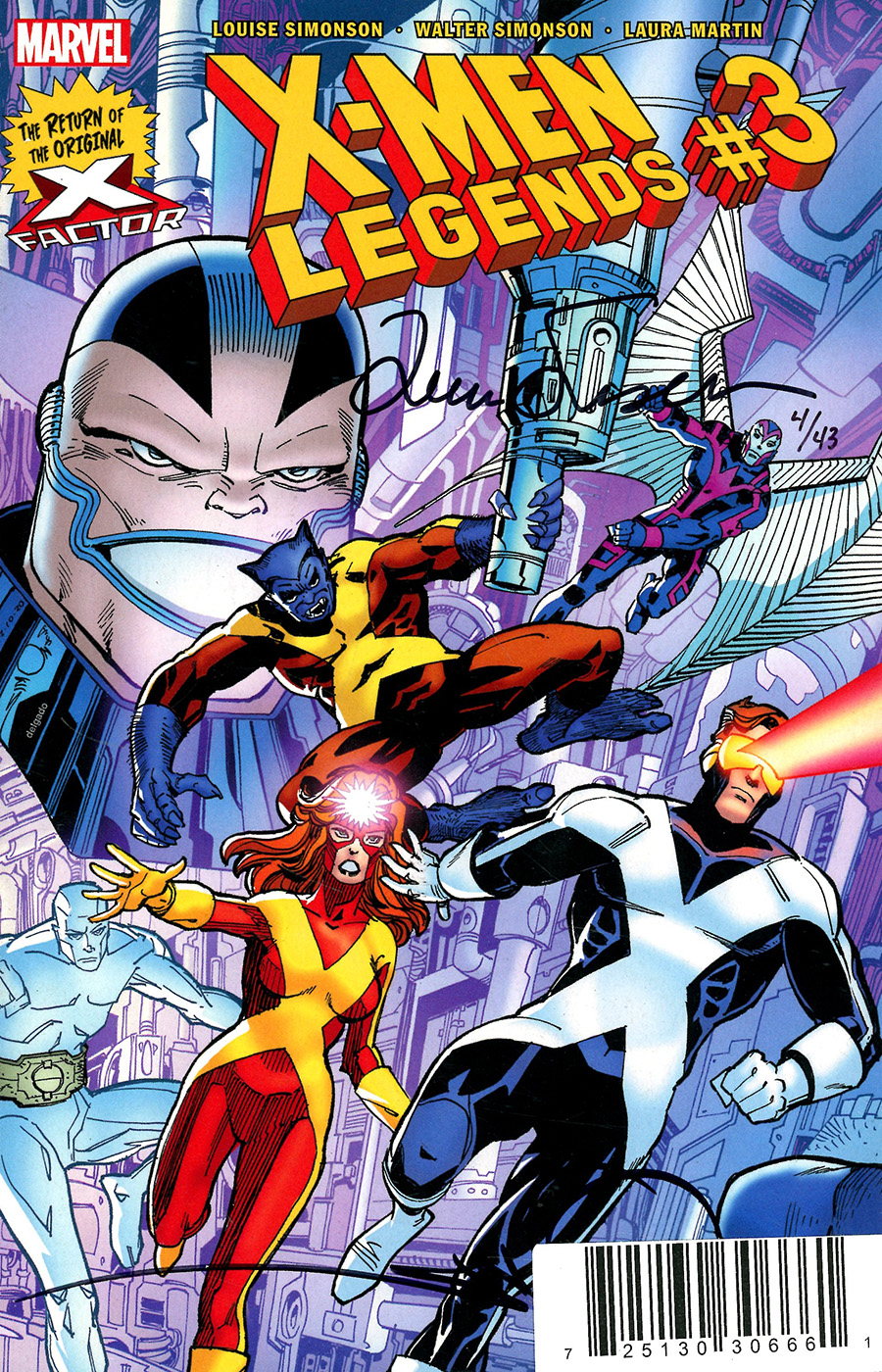 X-Men Legends #3 Cover D DF Signed By Walter Simonson & Louise Simonson