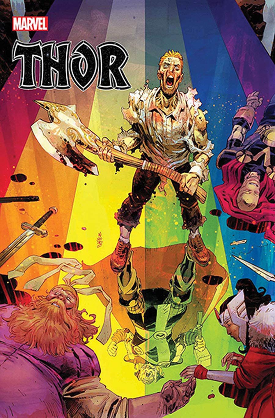 Thor Vol 6 #14 Cover D DF Signed By Donny Cates