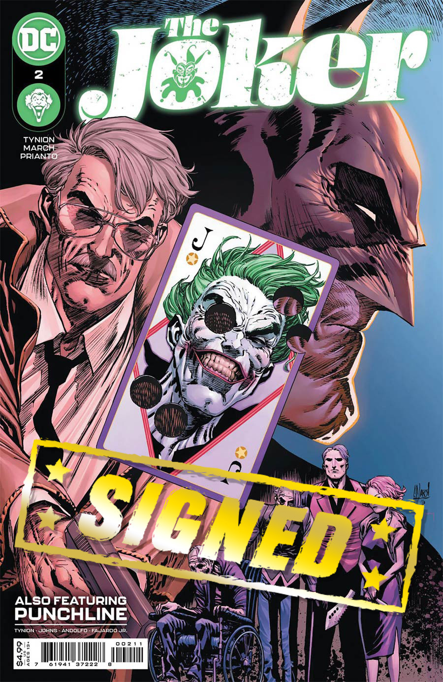 Joker Vol 2 #2 Cover F DF Signed By James Tynion IV