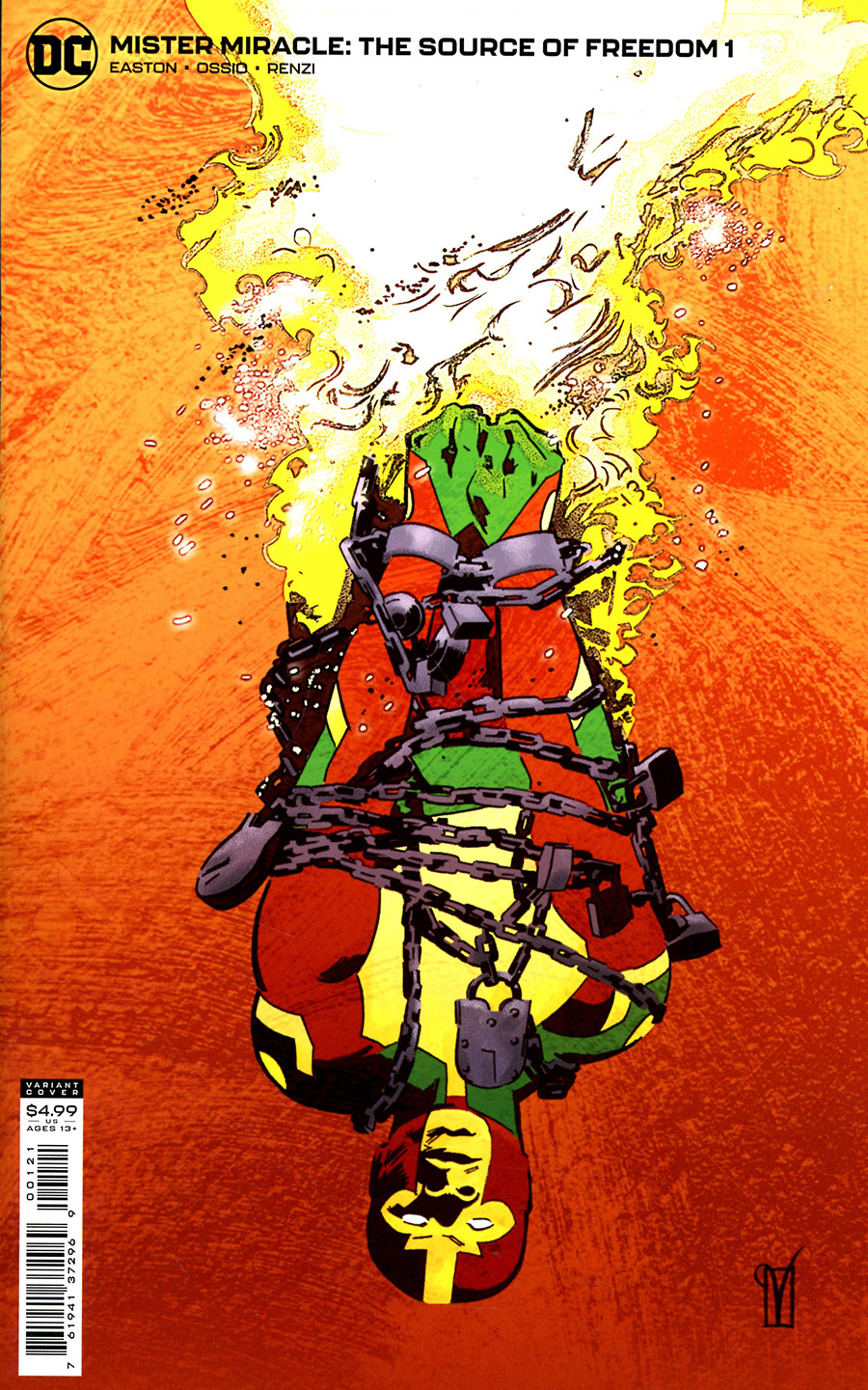 Mister Miracle The Source Of Freedom #1 Cover B Variant Valentine De Landro Card Stock Cover