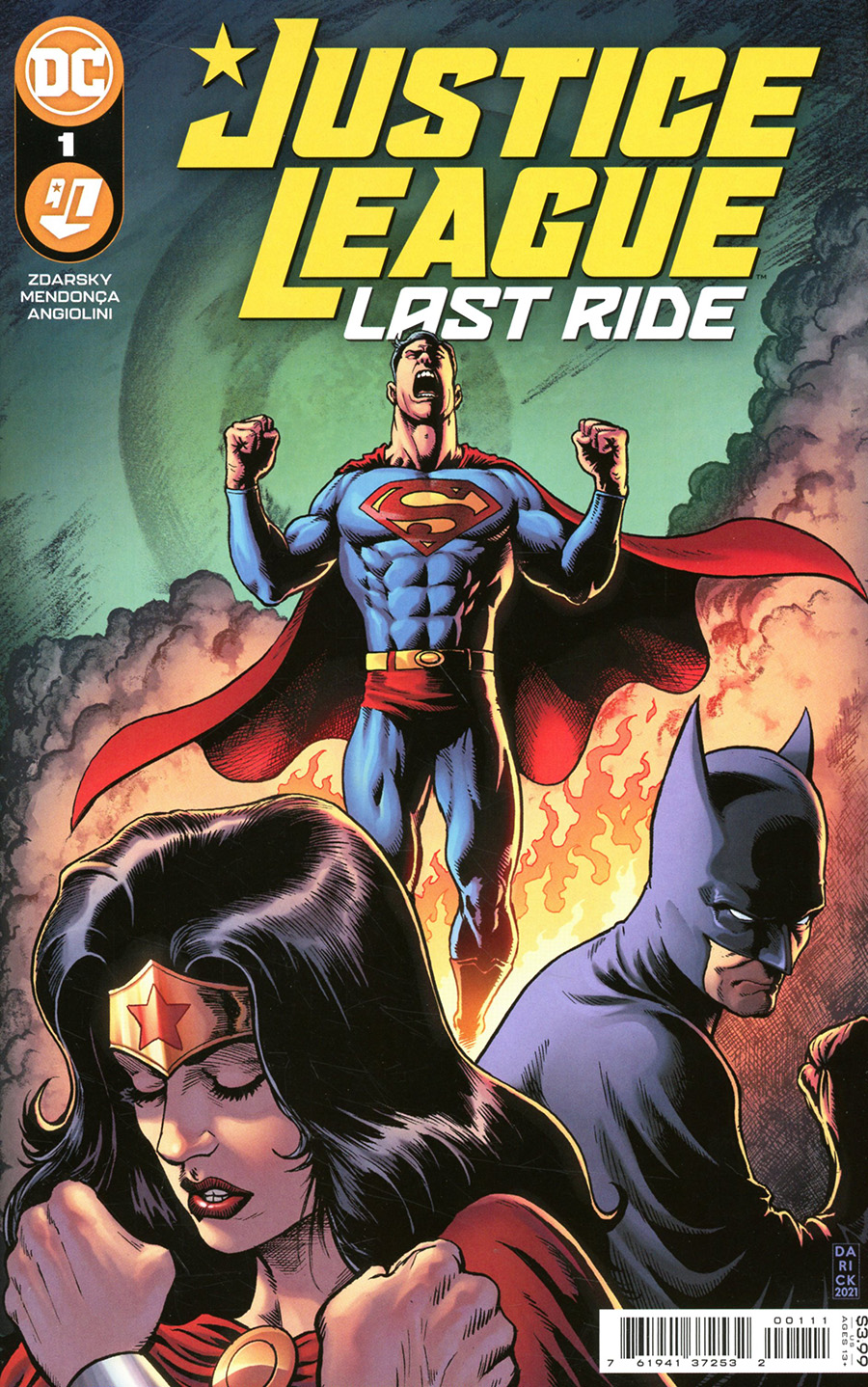 Justice League Last Ride #1 Cover A Regular Darick Robertson Cover
