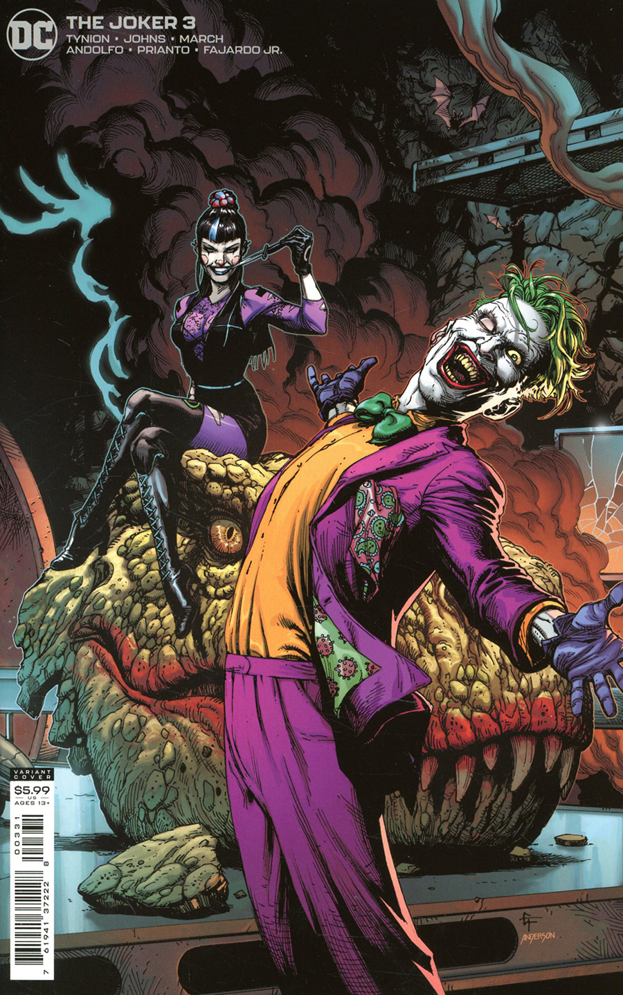 Joker Vol 2 #3 Cover C Variant Gary Frank Cover