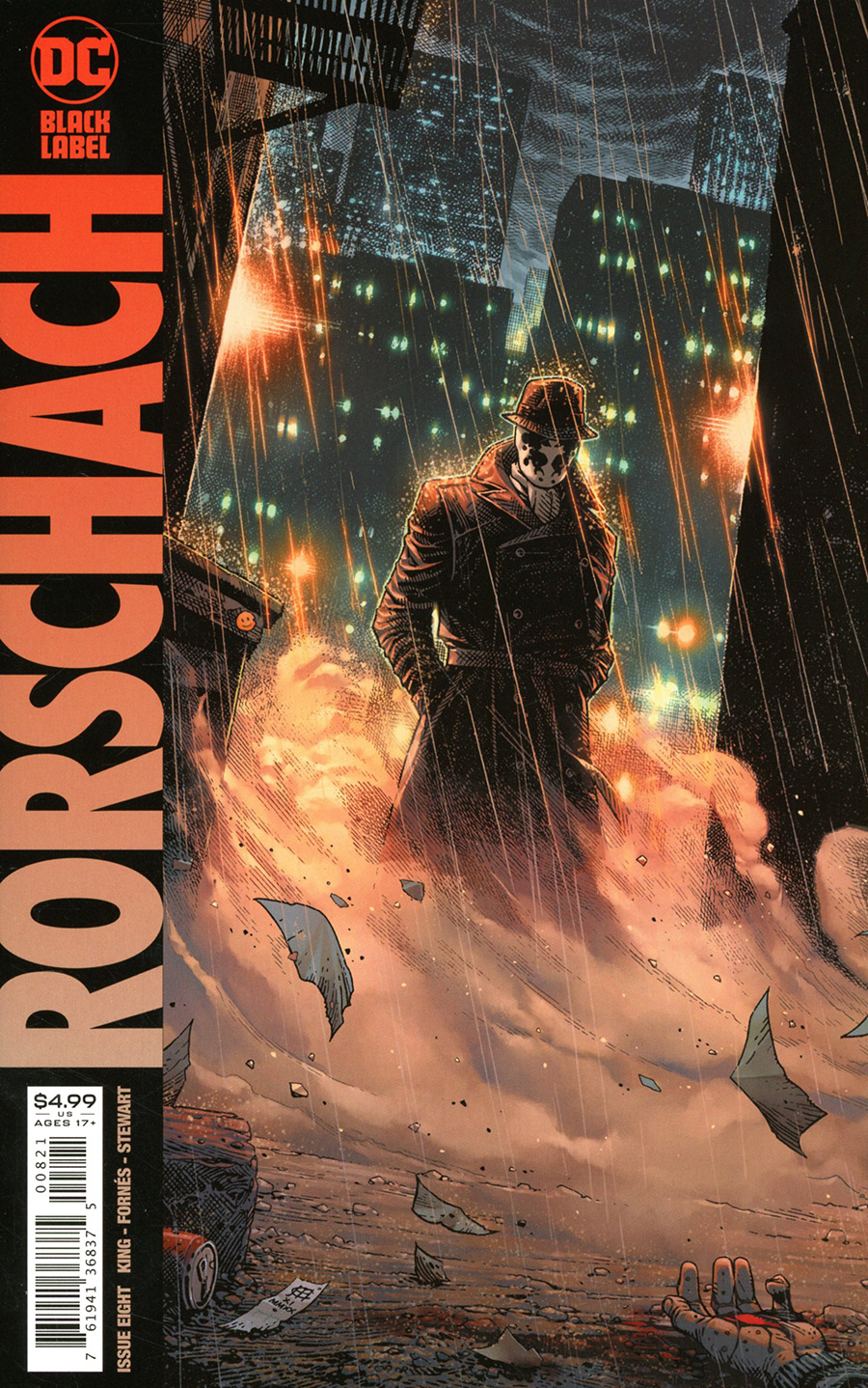 Rorschach #8 Cover B Variant Jim Cheung Cover