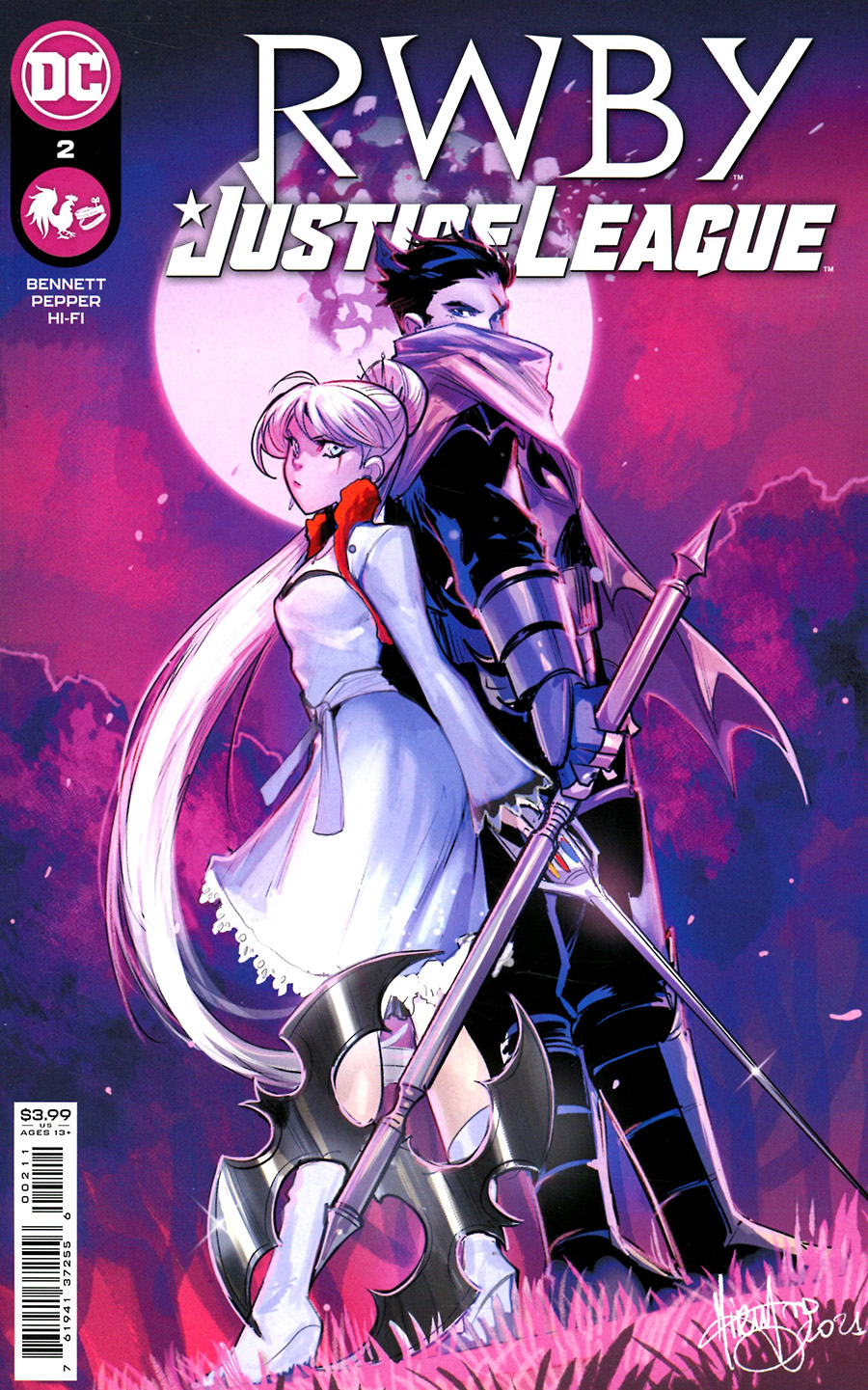 RWBY Justice League #2 Cover A Regular Mirka Andolfo Cover