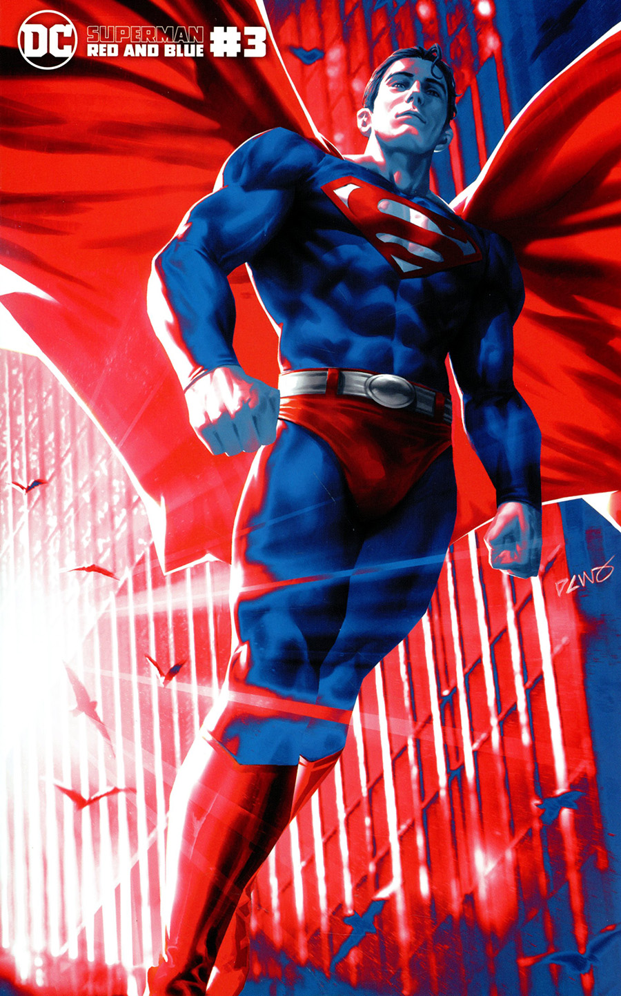 Superman Red & Blue #3 Cover C Variant Derrick Chew Cover