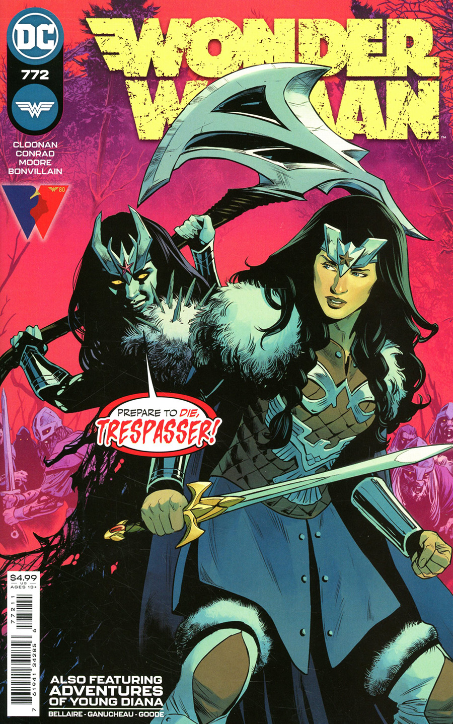 Wonder Woman Vol 5 #772 Cover A Regular Travis Moore Cover