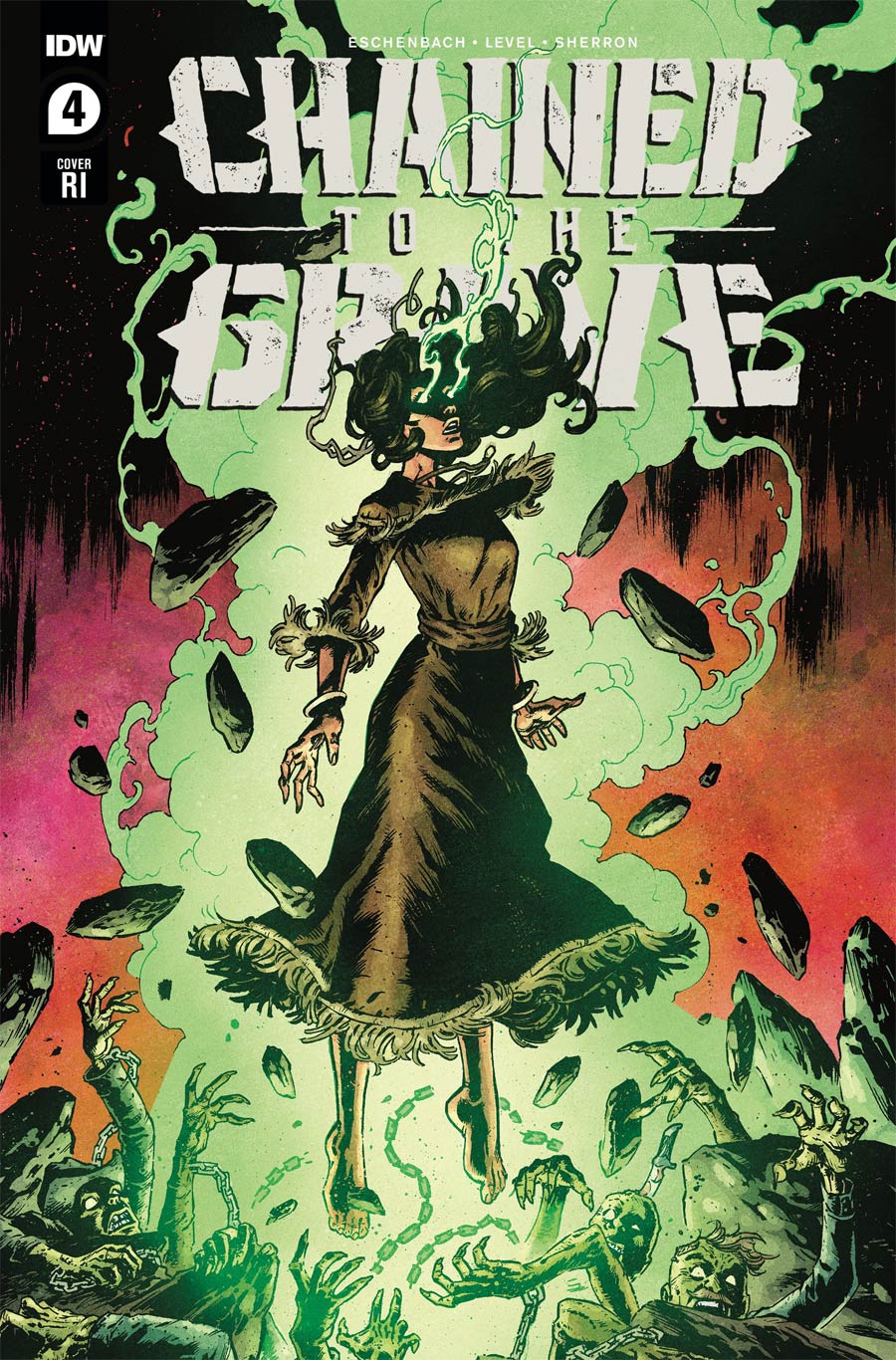 Chained To The Grave #4 Cover B Incentive Brian Level Variant Cover