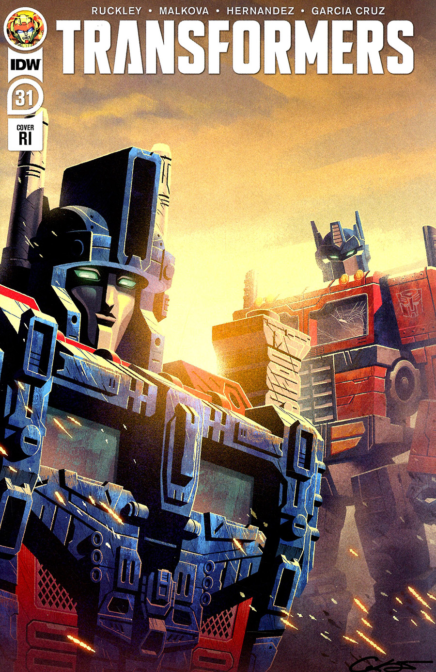 Transformers Vol 4 #31 Cover C Incentive George Caltsoudas Variant Cover