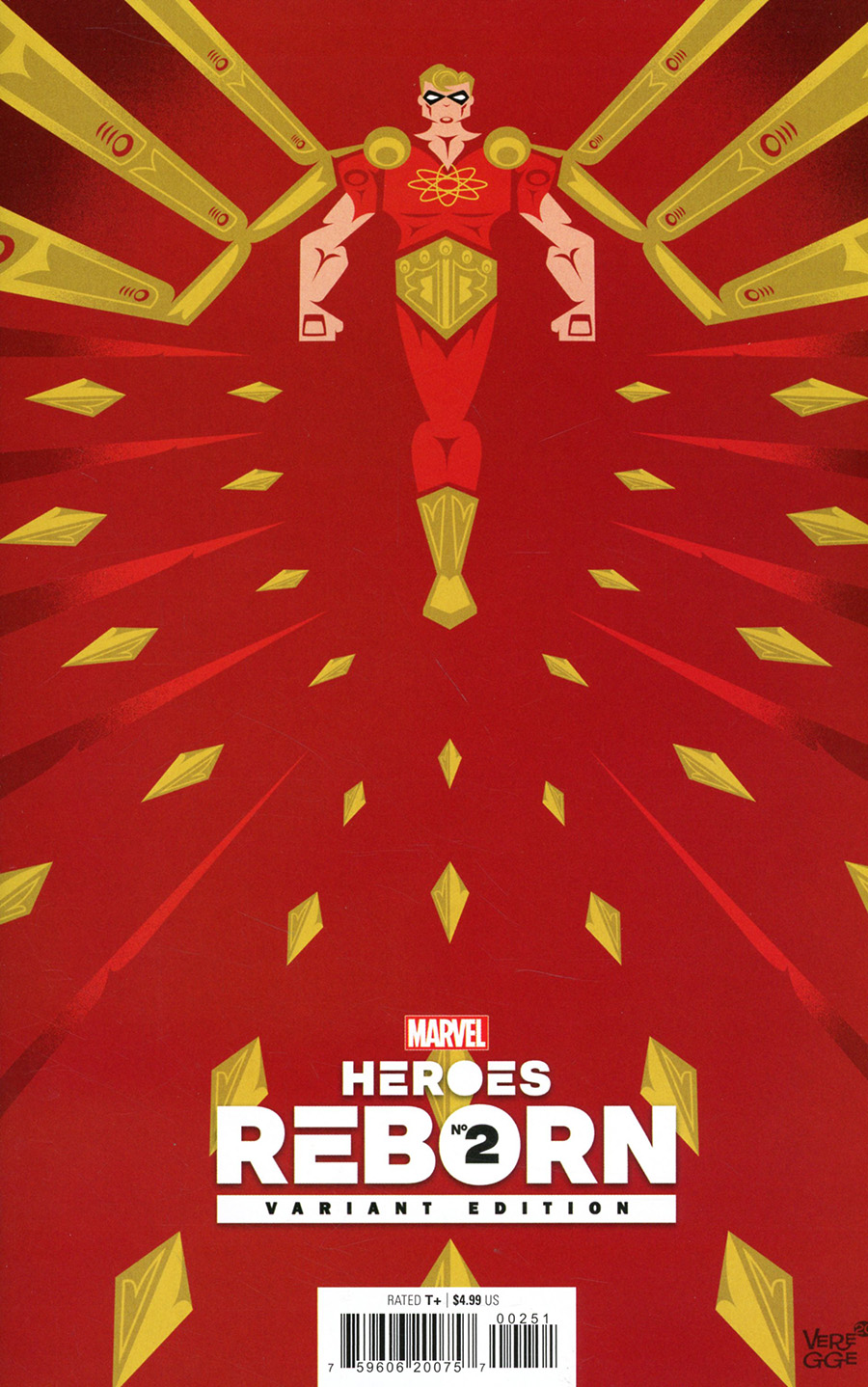 Heroes Reborn #2 Cover F Incentive Jeffrey Veregge Variant Cover