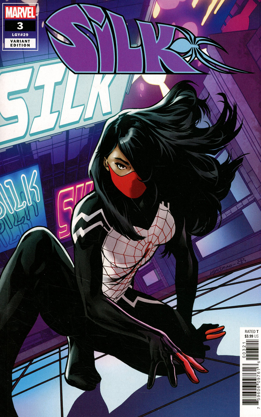 Silk Vol 3 #3 Cover B Incentive Emanuela Lupacchino Variant Cover