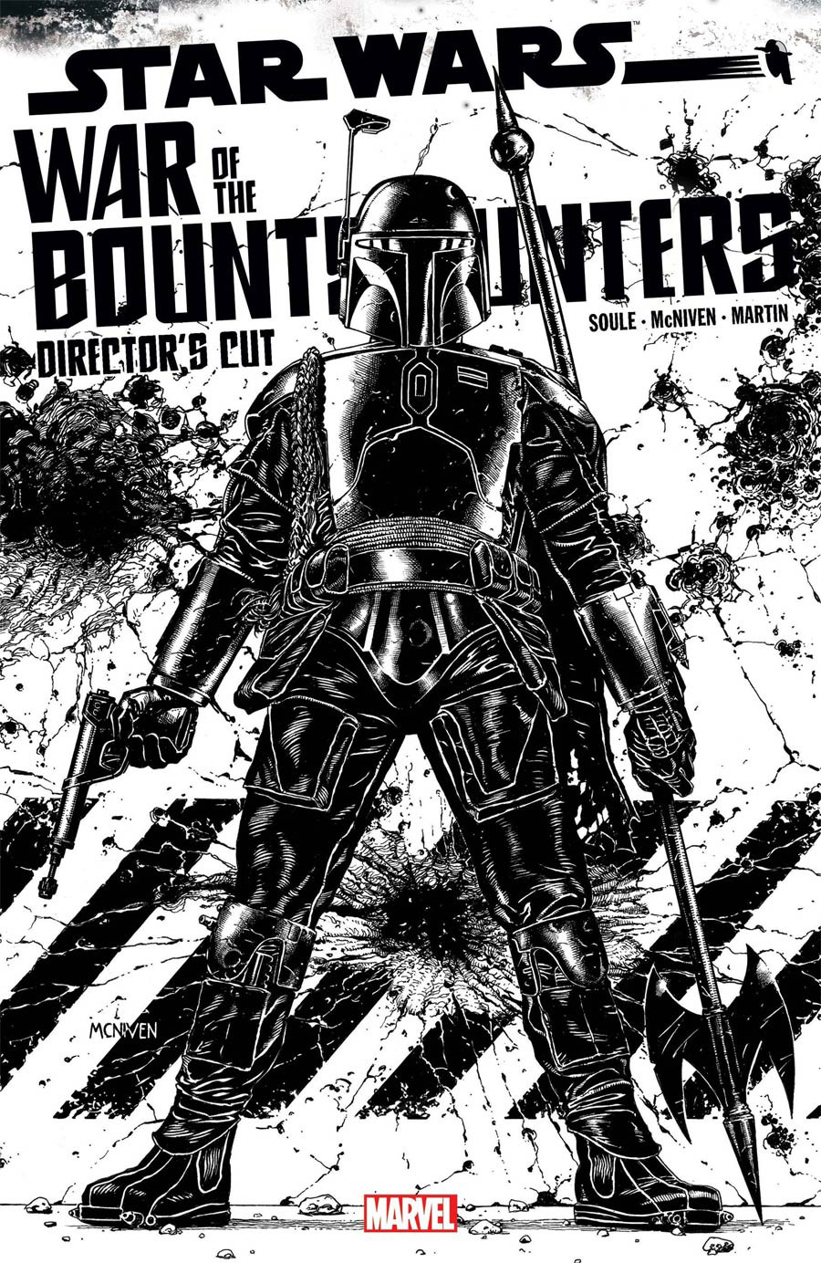 Star Wars War Of The Bounty Hunters Alpha Directors Cut #1 (One Shot) Cover B Incentive Steve McNiven Sketch Cover