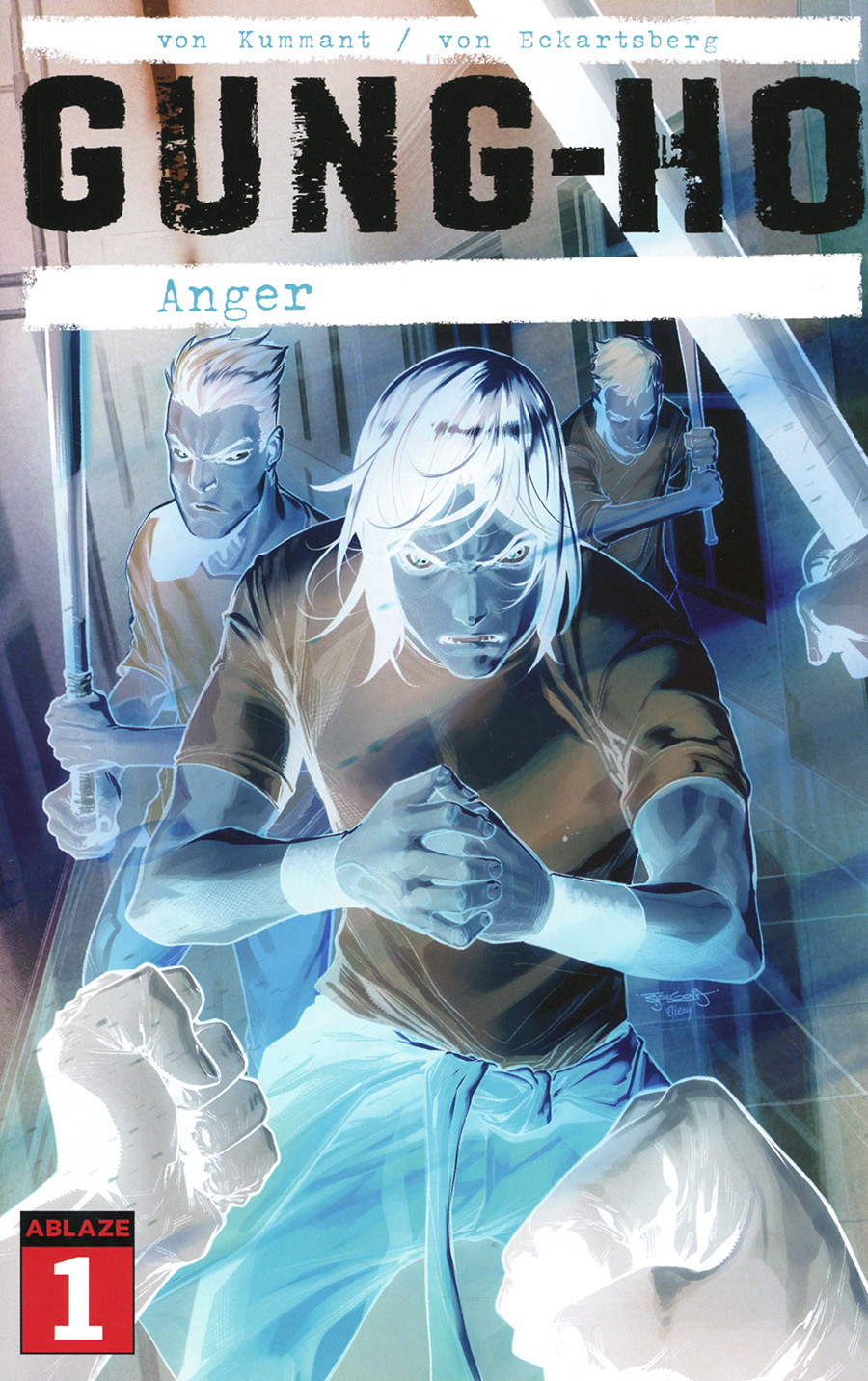 Gung-Ho Anger #1 Cover J Incentive Stephen Segovia Negative Cover