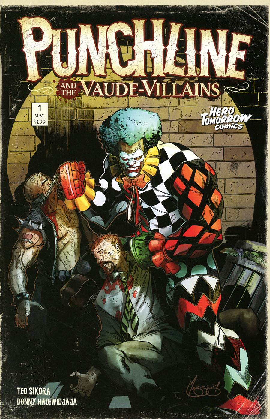 Punchline And The Vaude-Villains #1 Cover C Incentive Eder Messias Variant Cover