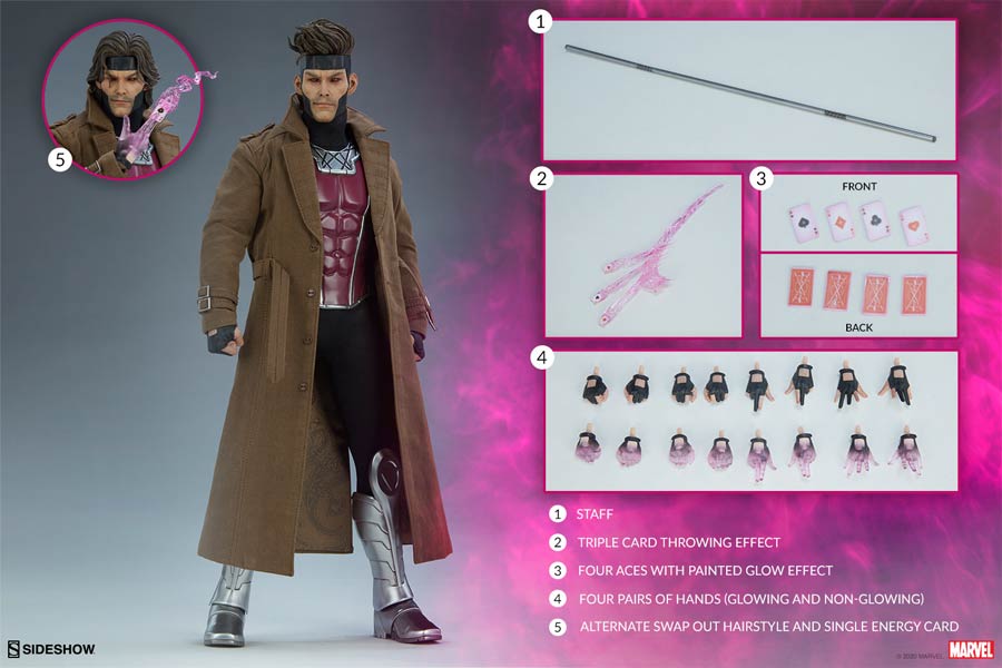 X-Men Gambit Deluxe Sixth Scale Figure