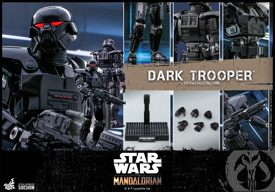 Star Wars The Mandalorian Dark Trooper Sixth Scale Figure